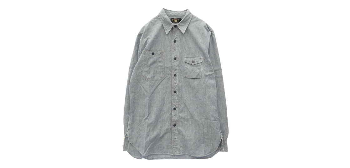 RRL シャンブレー レギュラーカラー 長袖 ワークシャツ 買取実績