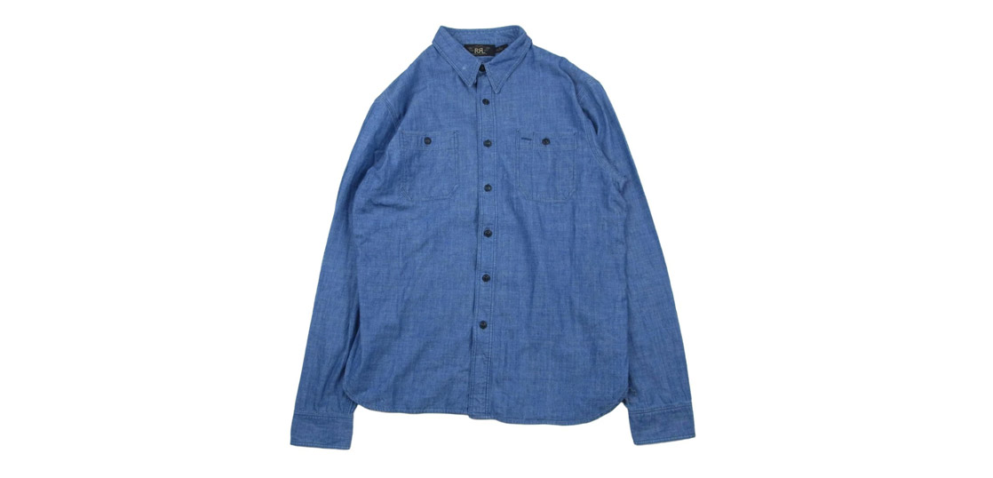RRL 長袖 シャンブレー ワーク シャツ 買取実績