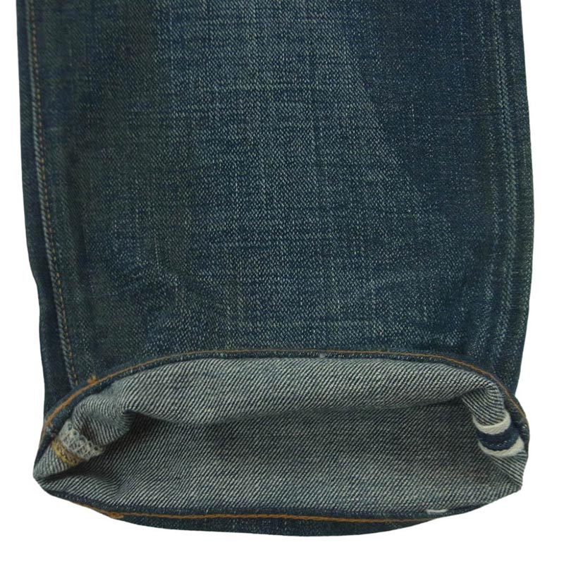 RRL ヴィンテージ加工 ロゴ刺繍 デニム パンツ コットン アメリカ製 買取実績 画像