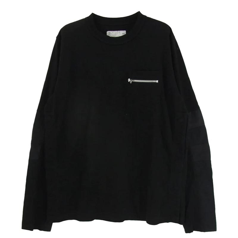 サカイ 21SS 21-02515M COTTON NYLON OXFORD LONG SLEEVE T-SHIRT 買取実績