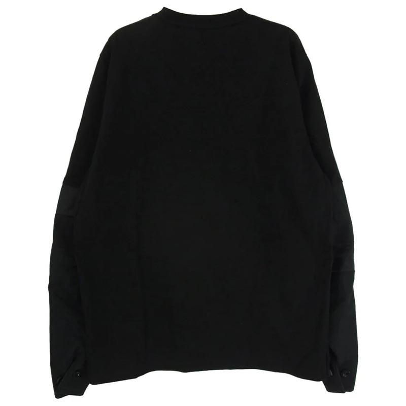 サカイ 21SS 21-02515M COTTON NYLON OXFORD LONG SLEEVE T-SHIRT ナイロンドッキング サイドスナップボタン ジップポケット 長袖 Tシャツ 買取実績 画像