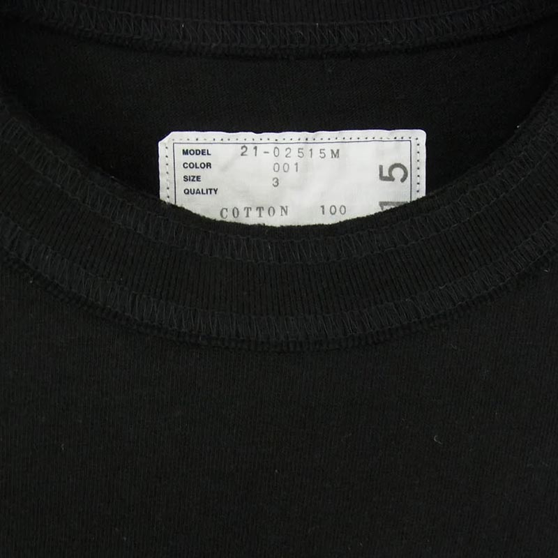 サカイ 21SS 21-02515M COTTON NYLON OXFORD LONG SLEEVE T-SHIRT ナイロンドッキング サイドスナップボタン ジップポケット 長袖 Tシャツ 買取実績 画像