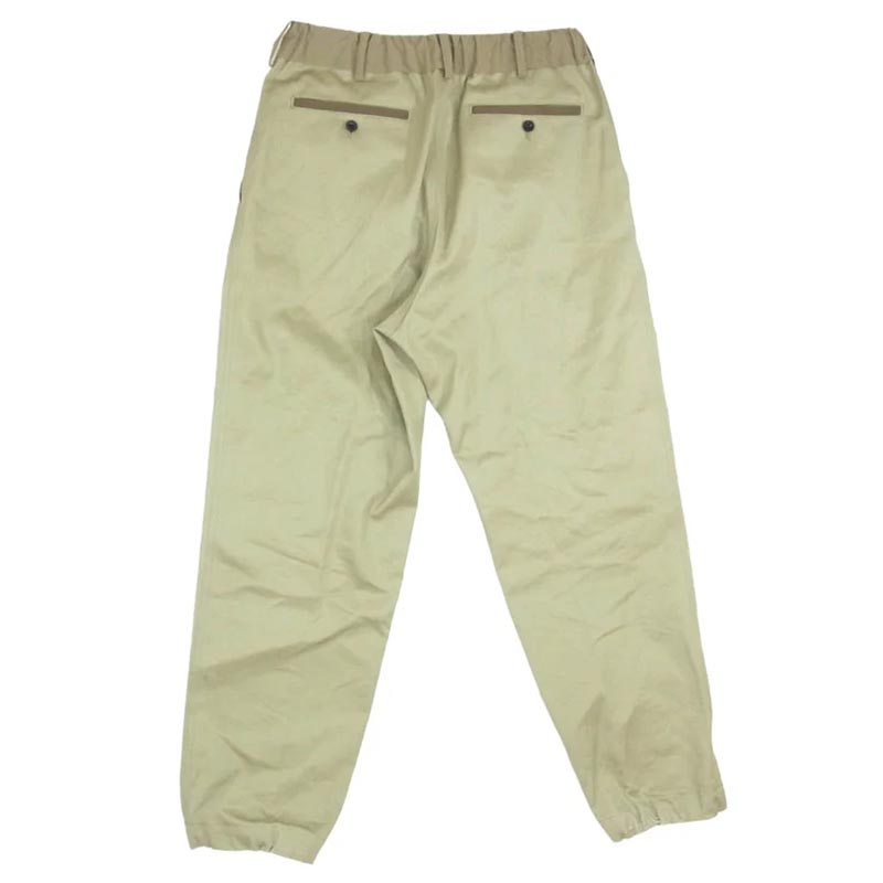 サカイ 22AW 23-03147M Cotton Chino Pants ドローストリング トラウザーズ パンツ 買取実績 画像