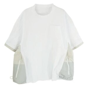 サカイ 22SS 22-02734M スポーツ ミックス ナイロン 切替 Tシャツ カットソー 買取実績 画像