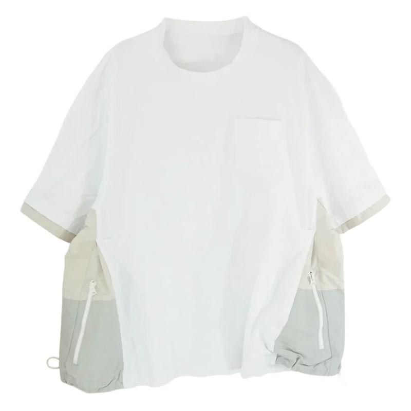 サカイ 22SS 22-02734M スポーツ ミックス ナイロン 切替 Tシャツ カットソー 買取実績