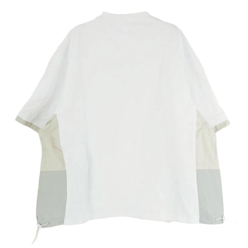 サカイ 22SS 22-02734M スポーツ ミックス ナイロン 切替 Tシャツ カットソー 買取実績 画像