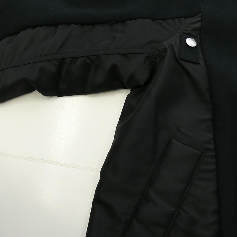 サカイ SCM-326 Sponge Sweat x Nylon Twill Pullover 再構築 MA-1ドッキング スポンジスウェット クルーネック トレーナー 買取実績 画像