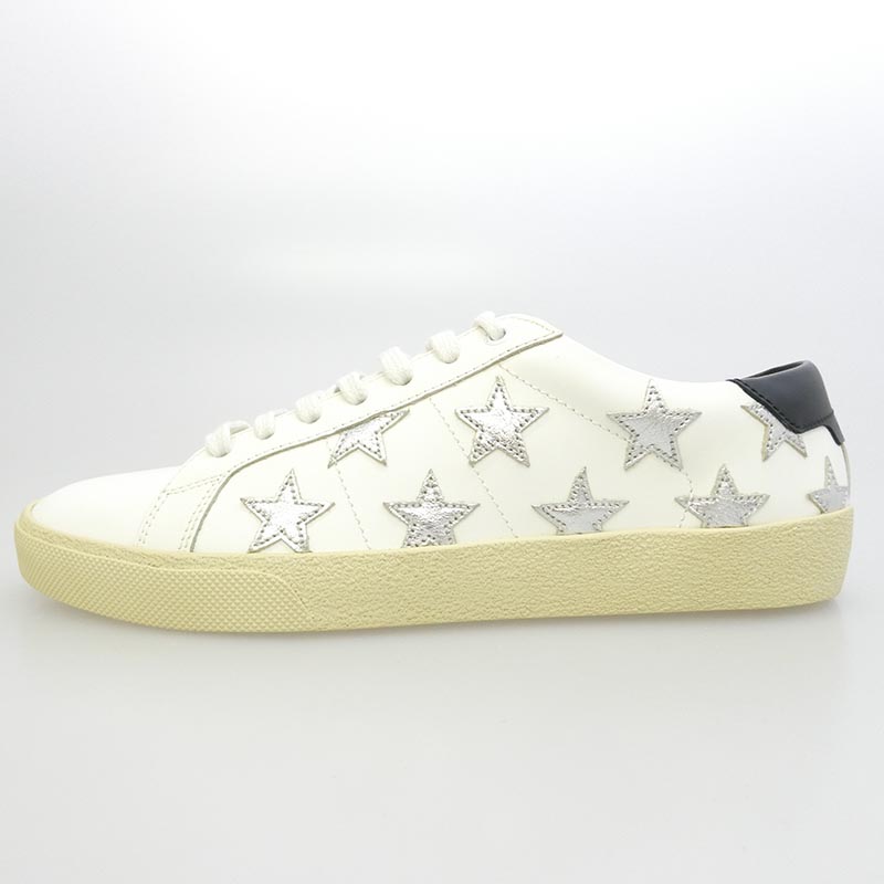 サンローラン 421572 Court Classic Star レザー スターデザイン 星柄 ローカット スニーカー 買取実績
