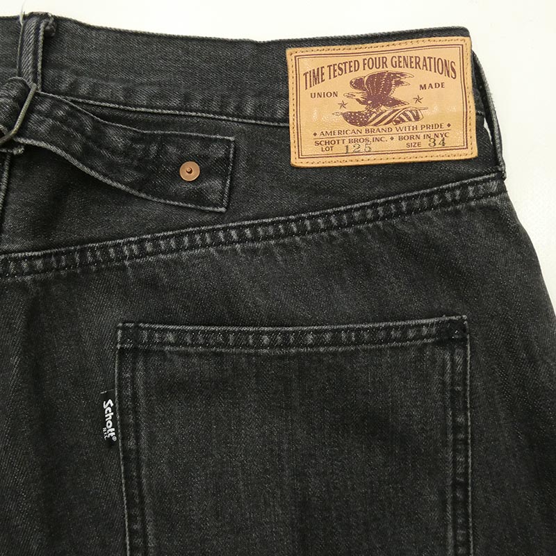ショット 782-4211003 LOT.125 BLACK DENIM ブラック デニム パンツ 買取実績 画像