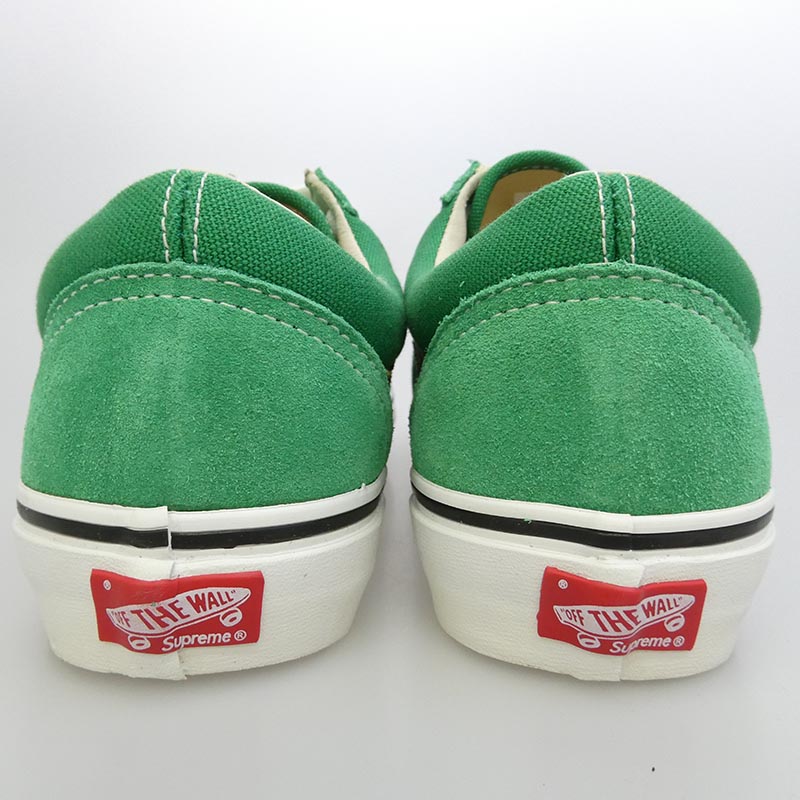 シュプリーム 10SS VN-0K6N18Q × VANS OLD SCHOOL 92 バンズ オールドスクール グリーン ゴールドスネーク ローカットスニーカー 買取実績