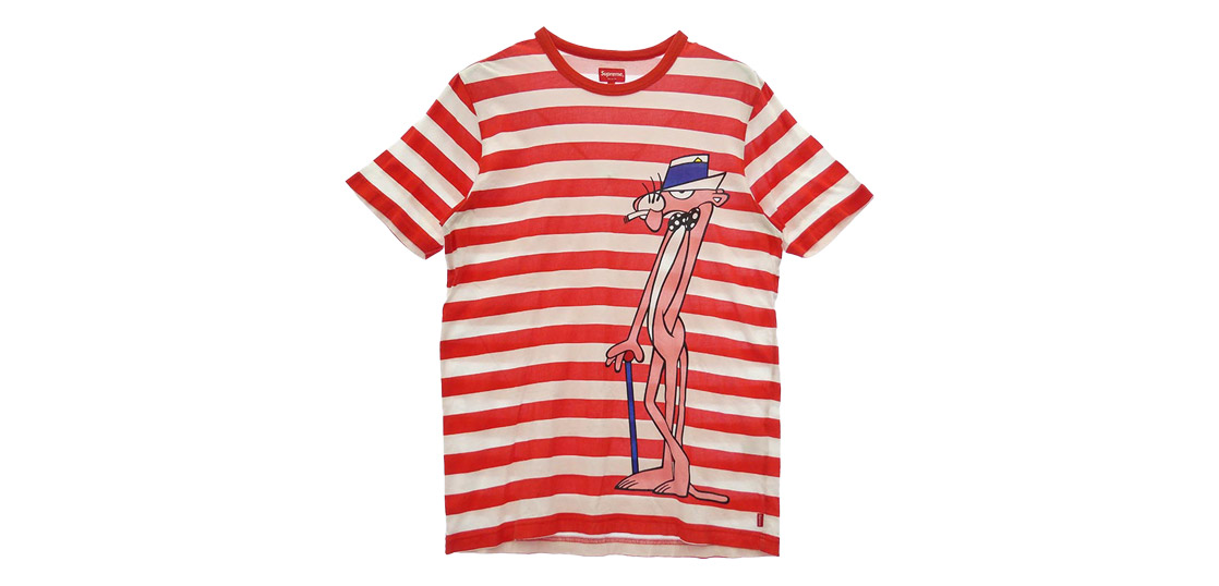 シュプリーム 14SS PINK PANTHER STRIPE TOP 買取実績