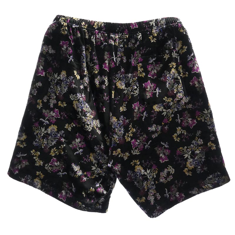 シュプリーム 19AW Floral Velour Shorts アーチロゴ ベロア ハーフパンツ ショーツ 買取実績 画像