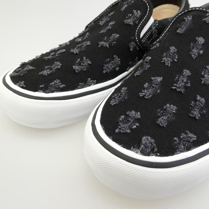 シュプリーム 20SS VN0A38DD2DC x Vans バンズ PRO Slip-On Hole Punch Denim スリッポン ホールパンチ デニム スニーカー 買取実績 画像