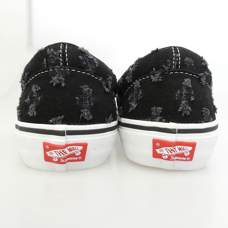 シュプリーム 20SS VN0A38DD2DC x Vans バンズ PRO Slip-On Hole Punch Denim スリッポン ホールパンチ デニム スニーカー 買取実績 画像