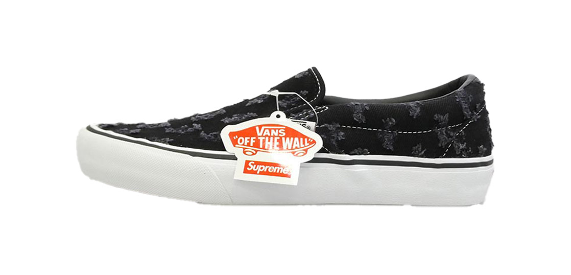 シュプリーム 20SS VN0A38DD2DC × Vans バンズ PRO Slip-On Hole Punch Denim 買取実績