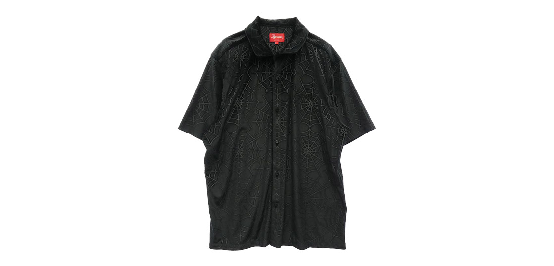 シュプリーム 21AW Spider Web Velvet S/S Shirt 買取実績