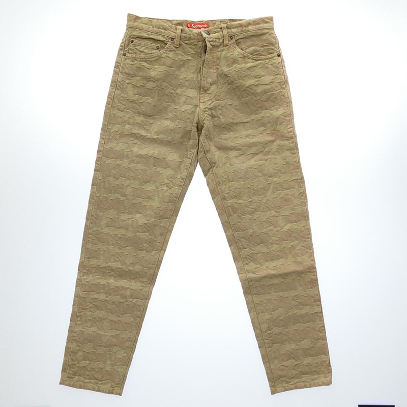 シュプリーム 22SS Fat Tip Jacquard Regular Jean 買取実績