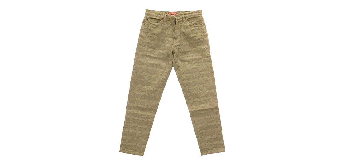 シュプリーム 22SS Fat Tip Jacquard Regular Jean 買取実績