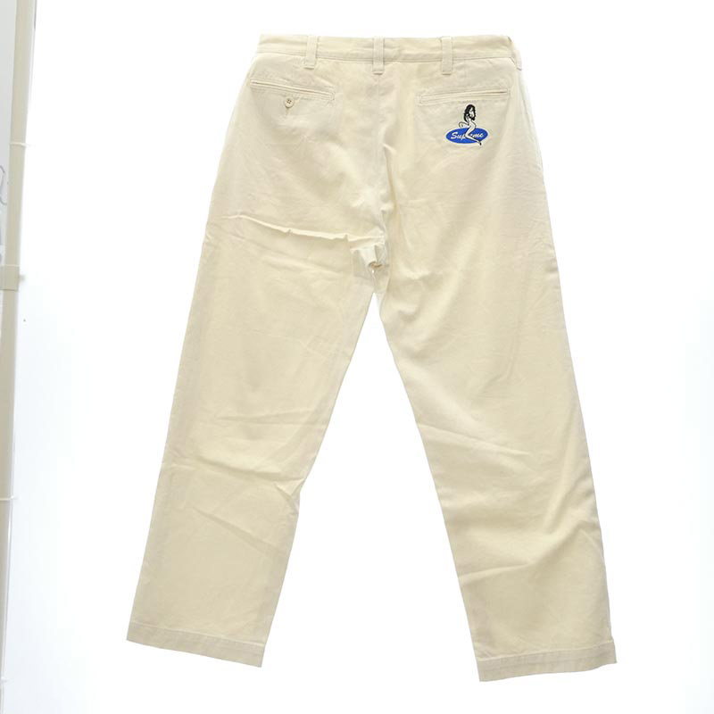 シュプリーム 23AW Pin Up Chino Pant ロゴ コットン チノ パンツ 買取実績 画像