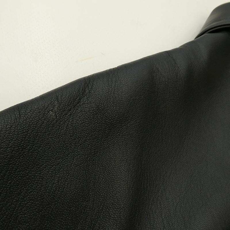 シュプリーム 23AW S/S Leather Work Shirt レザー 半袖 ワークシャツ 買取実績 画像