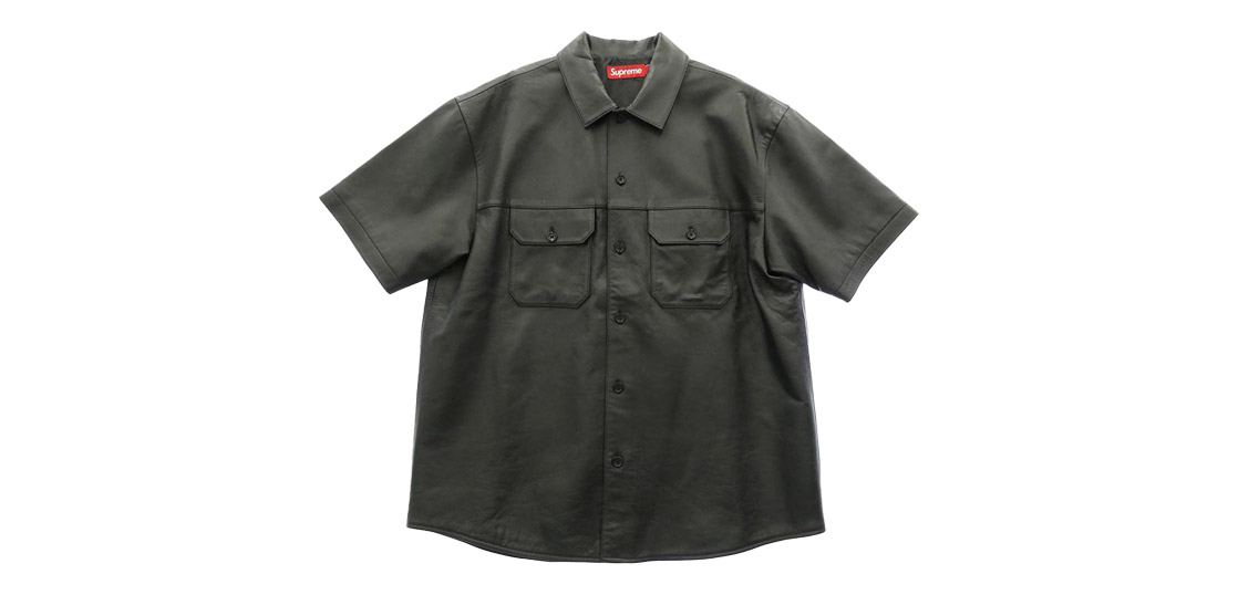 シュプリーム 23AW S/S Leather Work Shirt 買取実績