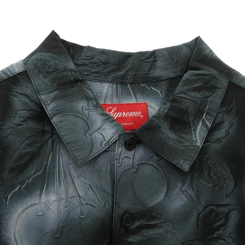シュプリーム 23SS Cherries S/S Shirt チェリー 総柄 半袖 シャツ 買取実績 画像