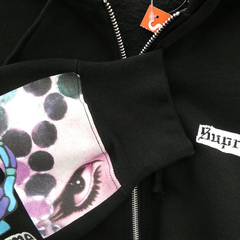 シュプリーム 24SS Spread Zip Up Hooded Sweatshirt スプレッド ジップアップ フーディー パーカー 買取実績 画像