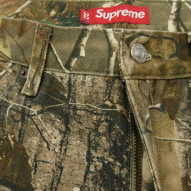 シュプリーム 25AW Baggy Jean Realtree AP Camo リアルツリー AP カモ バギー デニムパンツ 買取実績 画像