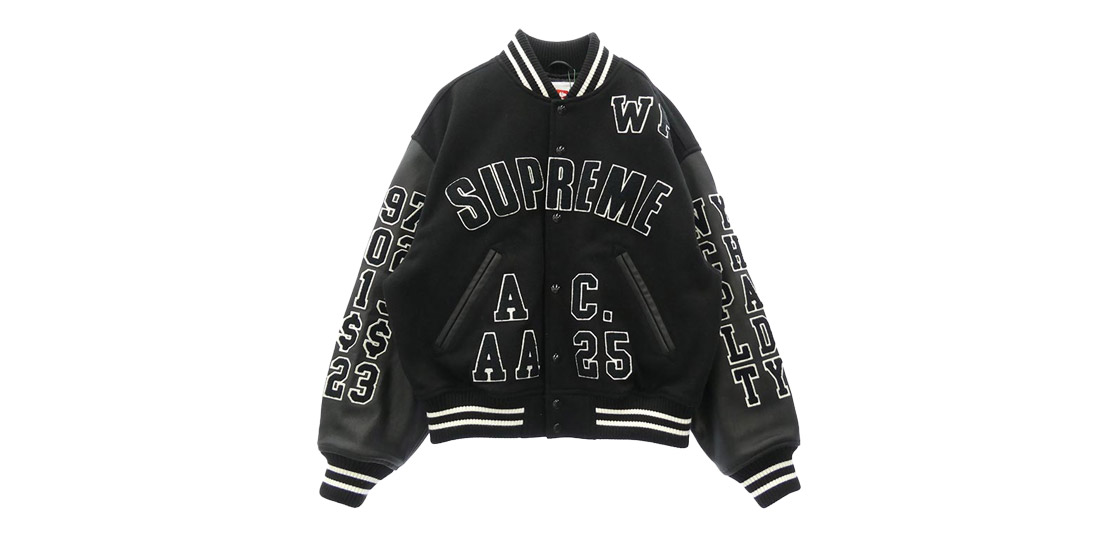 シュプリーム 25SS Praises Varsity Jacket 買取実績
