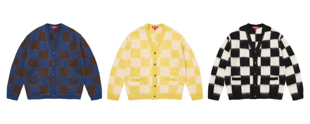 Supreme 2026SS Week15発売予定アイテムまとめ｜ブランド古着買取専門店LIFECheckerboard Cardigan 33,000円画像
