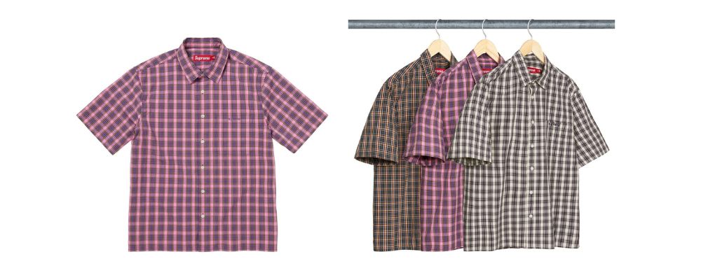 Supreme 2026SS Week16発売予定アイテムまとめ|ブランド古着買取専門店LIFEMini Plaid S/S Shirt 24,200円画像