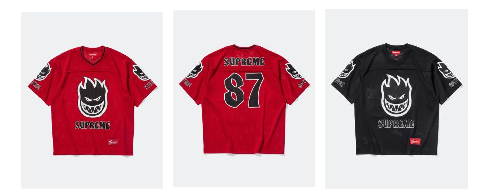 Supreme 2026SS Week17発売予定アイテムまとめ｜ブランド古着買取専門店LIFESupreme®/Spitfire® Football Jersey 22,000円画像