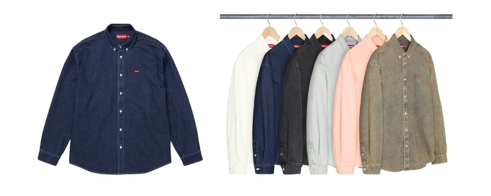 Supreme 2026SS Week18発売予定アイテムまとめ｜ブランド古着買取専門店LIFESmall Box Denim Shirt 26,400円 画像