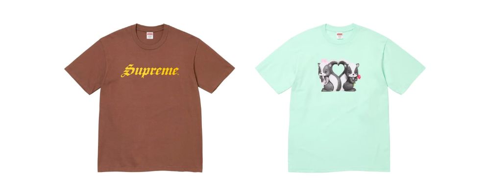 Supreme 2026SS Week18発売予定アイテムまとめ｜ブランド古着買取専門店LIFESpeed Tee 7,700円 / Skunk Tee 7,700円画像