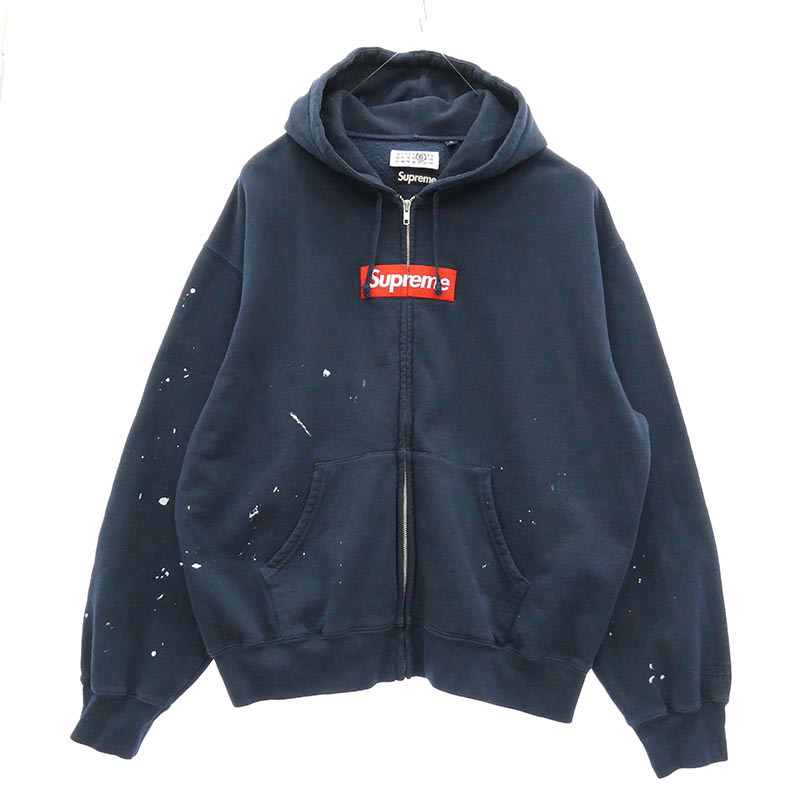 シュプリーム 26SS × MM6 Maison Margiela マルジェラ Box Logo Zip Up Hooded Sweatshirt  買取実績
