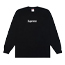 Supreme Box Logo L/S Tee Black 画像
