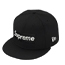 Supreme $1M Metallic Box Logo New Era Black 画像