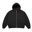 Supreme Small Box Zip Up Hooded Sweatshirt SS25 Black 画像