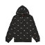 Supreme Repeat Script Zip Up Hooded Sweatshirt Black 画像