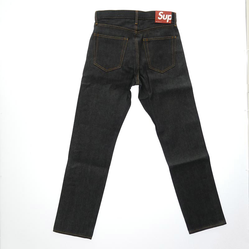 シュプリーム Rigid Slim Jean Indigo ボタンフライ リジッド スリム インディゴ ジーンズ デニムパンツ 買取実績 画像