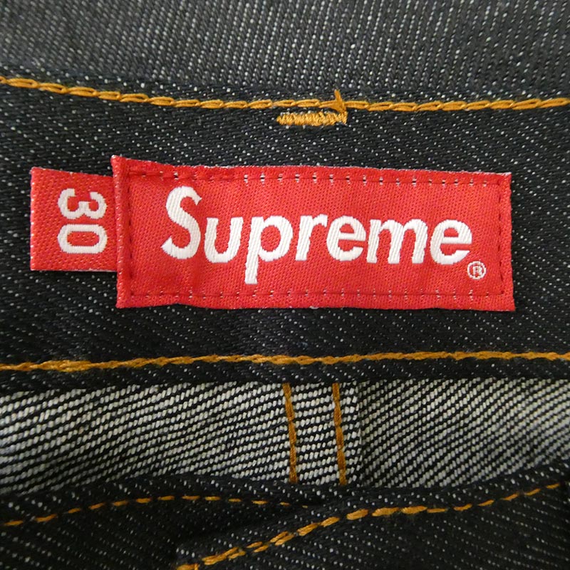 シュプリーム Rigid Slim Jean Indigo ボタンフライ リジッド スリム インディゴ ジーンズ デニムパンツ 買取実績 画像