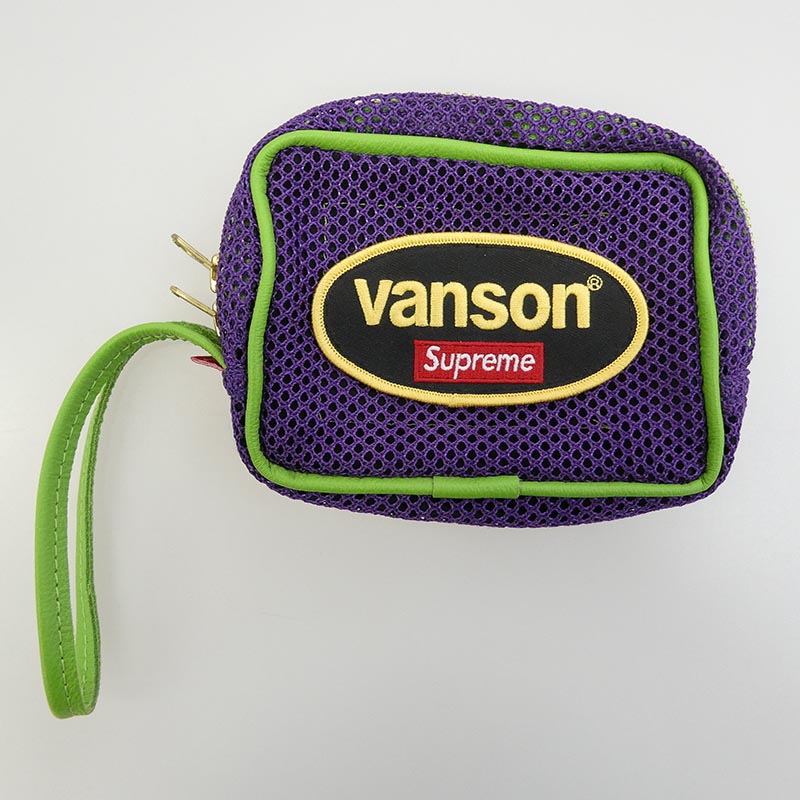 シュプリーム Vanson Leathers Cordura Mesh Wrist Bag 買取実績