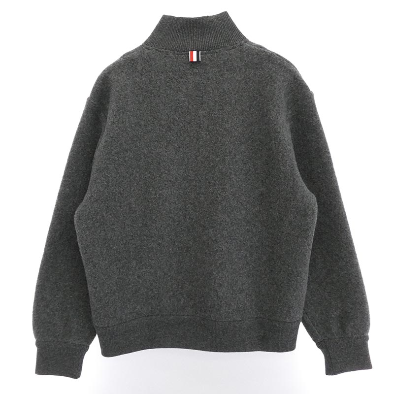 トムブラウン MJT526A-J0100-015 イタリア製 Giacca Zip In Lana ウール フリース ファネルネック ジップアップ ジャケット 買取実績 画像