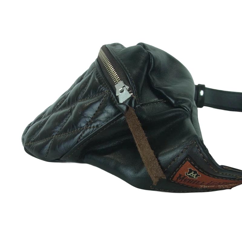 トイズマッコイ TMA2422 DUAL BLADE BAG PADDED キルティング レザー デュアル ブレード バッグ ボディバッグ ウエストバッグ 鞄 買取実績 画像