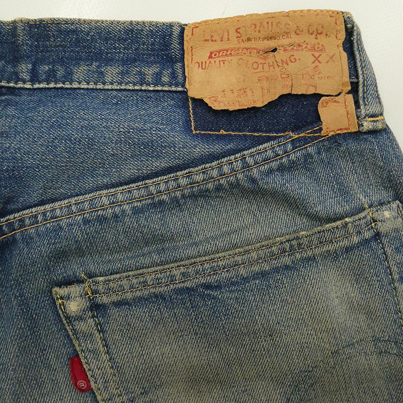 リーバイス 501XX 60s ボタン裏W刻印 両面Rタブ サークルR センターオフセット デニム パンツ 買取実績 画像