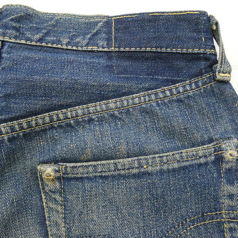 リーバイス VINTAGE ヴィンテージ 50s 60s 501XX 隠しリベット 裏刻印無 Vステッチ セルビッジ ボタンフライ センターオフセット デニム パンツ 買取実績 画像