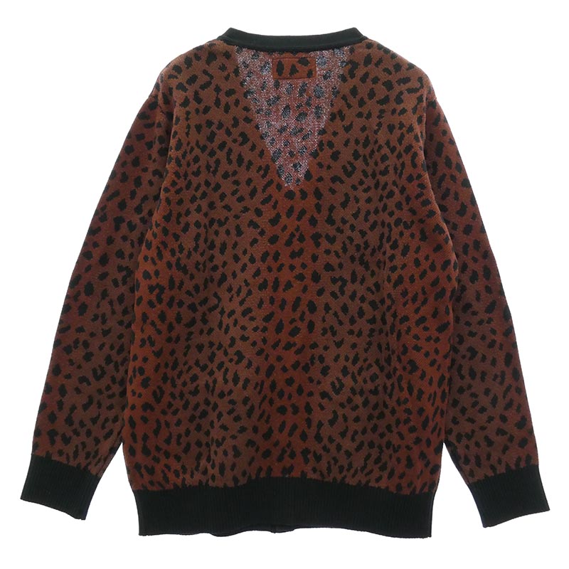 ワコマリア 20SS-WMK-KN07 LEOPARD CARDIGAN レオパード ニット カーディガン 買取実績 画像