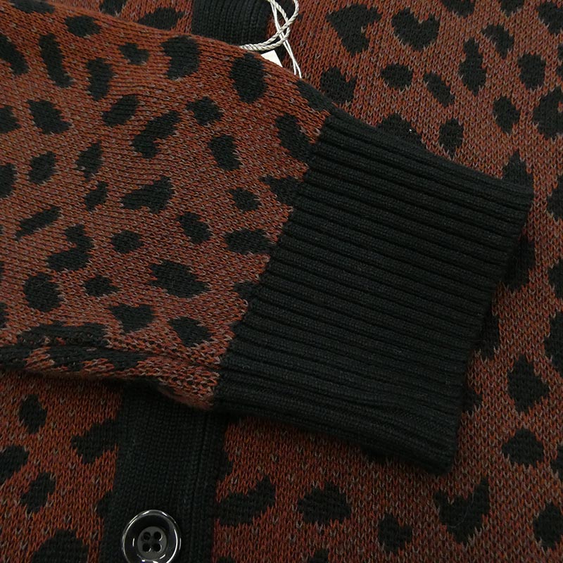 ワコマリア 20SS-WMK-KN07 LEOPARD CARDIGAN レオパード ニット カーディガン 買取実績 画像