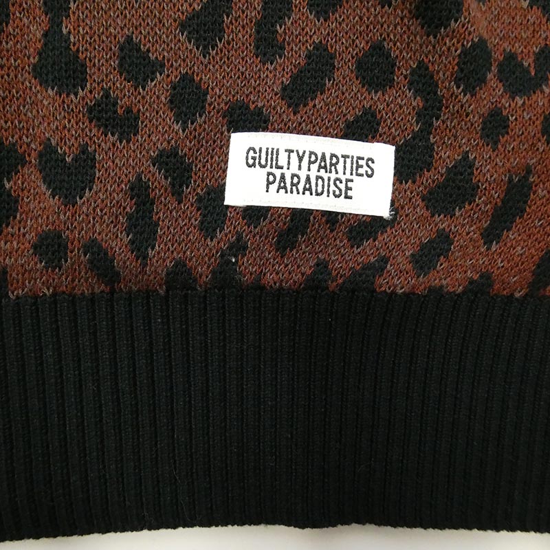 ワコマリア 20SS-WMK-KN07 LEOPARD CARDIGAN レオパード ニット カーディガン 買取実績 画像