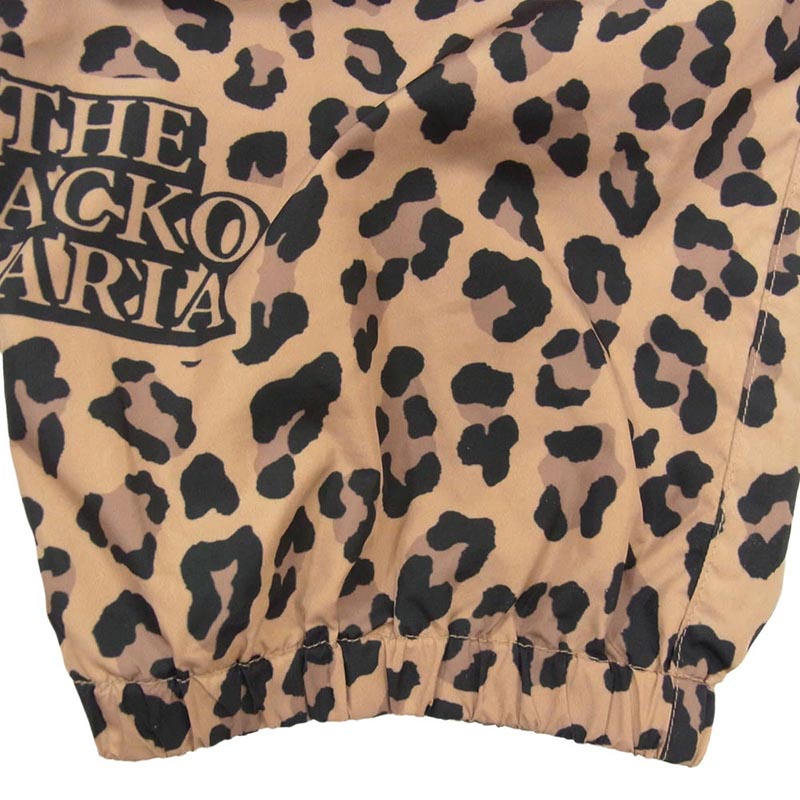 ワコマリア 22AW BEP-WM-TP02 × BlackEyePatch ブラックアイパッチ LEOPARD TRACK PANTS ロゴ刺繍 レオパード柄 トラックパンツ 買取実績 画像